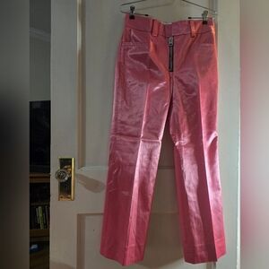 Coach Pink Satin Trousers